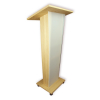Pupitre en bois avec plastron satiné Pollux – noisette