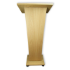 Pupitre en bois avec plastron Pollux – noyer