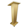 Pupitre en bois avec plastron Pollux – noyer