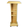Pupitre en bois avec plastron Pollux – noyer