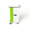 Chariot de recharge avec gestion à distance Zioxi onView & paniers de transport - pour 16 iPads et tablettes - serrure RFID
