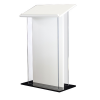 Pupitre plexiglas Roslin - blanc