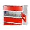 Casiers de recharge pour batteries & appareils mobiles - Montage mural - 9 compartiments