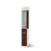 Casiers vestiaires avec fonction de charge - 40 cm de large - 2 portes