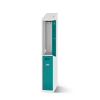 Casiers vestiaires avec fonction de charge - 40 cm de large - 2 portes