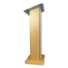 Pupitre en bois et plexiglas Saphir – chêne 