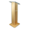 Pupitre en bois et plexiglas Saphir – chêne 
