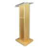 Pupitre en bois et plexiglas Saphir – chêne 