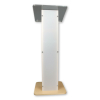 Pupitre en bois et plexiglas Saphir – chêne 
