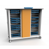 Chariot de chargement d'iPad onView smartControl CHRGT-GC-30-K-O3 pour 30 iPads dans de grandes pochettes - serrure à clé