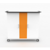 Chariot de chargement d'iPad onView smartControl CHRGT-GC-30-K-O3 pour 30 iPads dans de grandes pochettes - serrure à clé