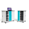 Chariot de recharge Zioxi CHRGTUC-LS-32-R pour 32 ordinateurs portables jusqu'à 16 pouces - câbles USB-C non-inclus - serrure RFID