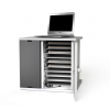 Armoire de recharge pour Chromebook USB-C avec câbles Zioxi CHRGCUC-CB-10-K# pour 10 Chromebooks jusqu'à 14 pouces - serrure à clé