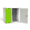Armoire de charge Zioxi pour 10 iPads et tablettes - câbles USB-C pré-montés - CHRGCUC-TB-10-K# - serrure à clé