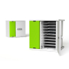 Armoire de charge Zioxi pour 10 iPads et tablettes - câbles USB-C pré-montés - CHRGCUC-TB-10-K# - serrure à clé