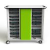 Classe mobile / Chariot de chargement Zioxi CHRGT-TB-32-R pour 32 tablettes jusqu'à 11 pouces - Verrouillage RFID