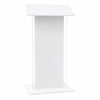 Pupitre plexiglas Roslin - blanc