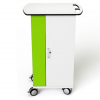 Classe mobile / Chariot de chargement Zioxi CHRGT-TB-16-C pour 16 tablettes jusqu'à 11 pouces - verrouillage par code numérique
