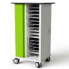 Classe mobile / Chariot de chargement Zioxi CHRGT-TB-16-C pour 16 tablettes jusqu'à 11 pouces - verrouillage par code numérique