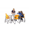 Table d'étudiant pliante à 60°