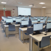 Poste informatique P1 avec 3 emplacements escamotables - 240 (L) x 70 (P) cm