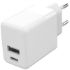 Adaptateur d'alimentation 20w avec connecteurs USB-A et USB-C