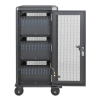 Oplaadkar voor 30 tablets & laptops tot 14 inch - inclusief USB-C kabels - pincode & sleutelslot