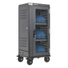 Oplaadkar voor 30 tablets & laptops tot 14 inch - inclusief USB-C kabels - pincode & sleutelslot