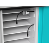 Chariot de recharge pour 16 ordinateurs - gestion réseau & portail web Zioxi onView - serrure à clé