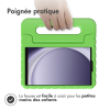 Etui de protection avec poignée KidsCase pour tablette Samsung Galaxy Tab A9 8.7 pouces - Vert