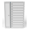Casier de chargement pour 10 tablettes jusqu'à 14 pouces Zioxi Volt Bay VTB1-10S-UA-CP - verrouillage à combinaison - USB-A
