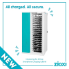 Armoire de recharge murale Zioxi pour 40 téléphones portables - serrure RFID