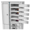 Casier de recharge pour 24 téléphones jusqu'à 7 pouces - Zioxi Volt Bay VSP1-24S-UC-K - Verrouillage par clé - USB-C