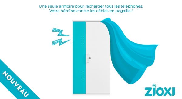 Optimisez votre efficacité grâce aux armoires de chargement Zioxi pour téléphones portables